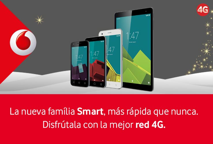 La nueva familia Smart, más rápida que nunca. Disfrútala con la mejor red 4G